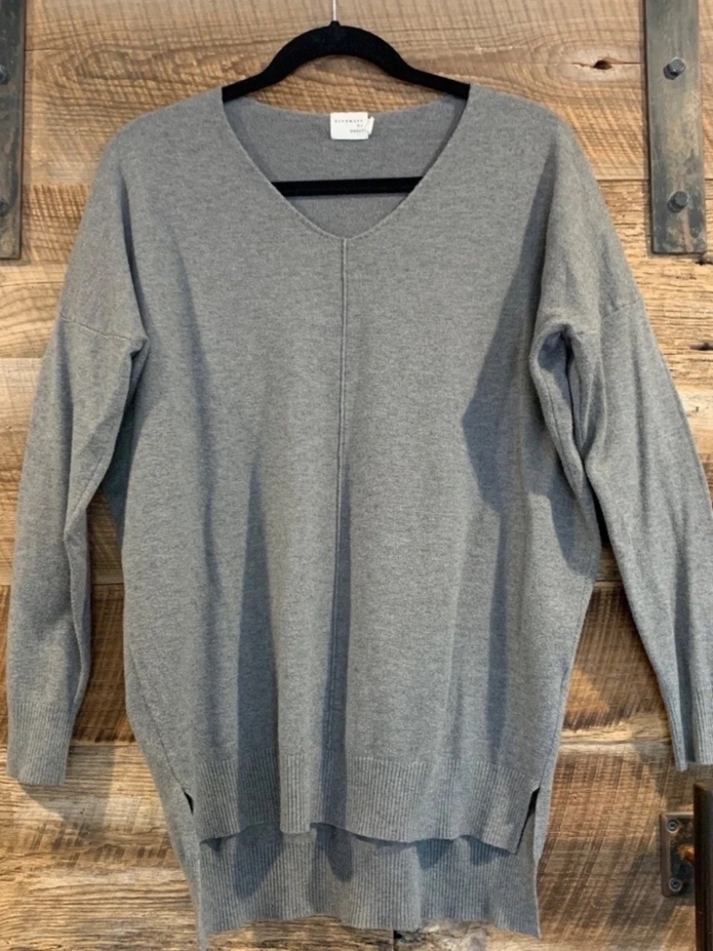Dreamers by Debut - Gray Exposed Seam Sweater - S/M